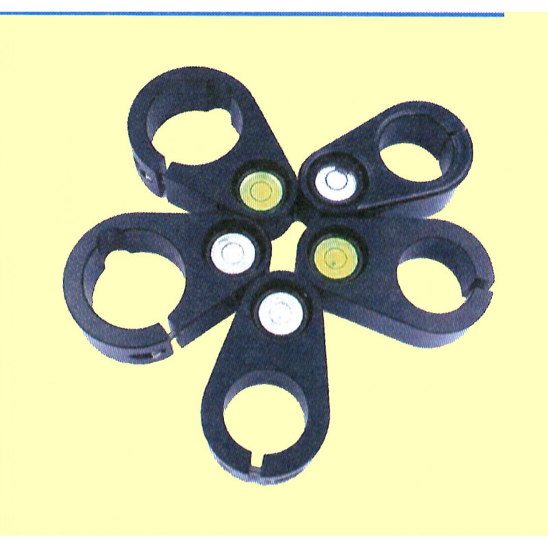 SUP-BOL-32 Supporto con bolla per paline porta prisma e GPS