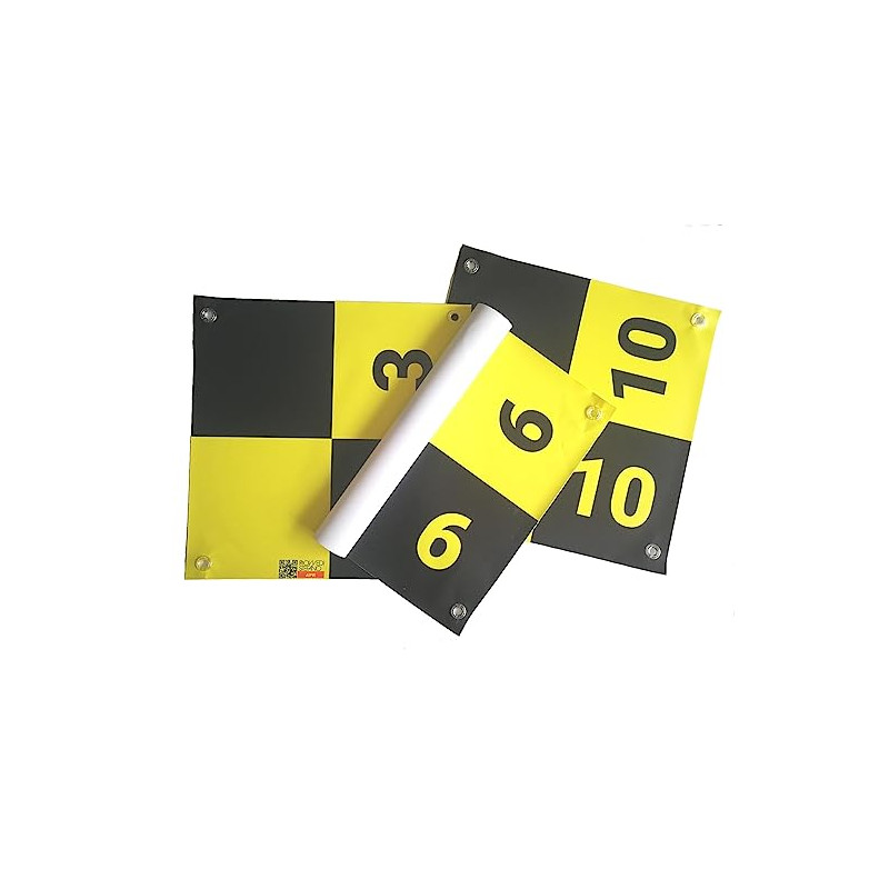 KIT 12 target per droni 50x50 in PVC flessibile